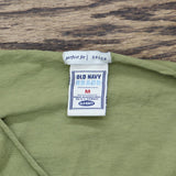 Old Navy Womens Vintage Perfect Fit Distressed Sleeveless Shirt Top Green M