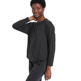 All In Motion Womens Leggings-Friendly Long Sleeve Top 90612561 Black XS