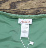 Andie Womens Low Waist Classic Bikini Swim Bottom AB530 Eucalyptus Green XL