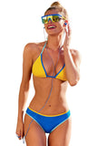 Becca Womens Crinkle Crush Textured Bikini Bottom 128457 Ocean Blue XS