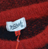 Woolrich X TGT Buffalo Check Pullover Fuzzy Sweater 94611933 Black / Red M