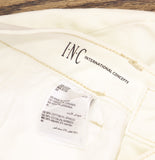 INC International Concepts Womens Mid Rise Boyfriend Jeans 100117316 White 6