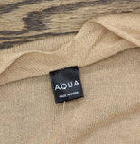 Aqua Womens Lightweight Elbow-Sleeve Ruana 492821 Camel Brown