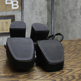 Wild Fable Astro Strappy Platform Heels with Memory Foam Insole Black 9.5M