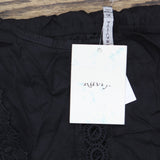 Raviya Womens Plus Size Lace-Inset Mini Cover Up 76399X Black 0X