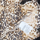 INC International Concepts Printed Shortie Pajama Shirt Top Mixed Animal Brown M