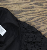 Dotti Off-The-Shoulder Flounce Cover-Up Dress 85381 Black S