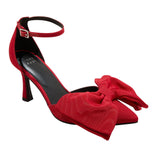 A New Day Womens Grace Bow Pumps with Memory Foam Insole 90972787 Red 9M