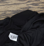 Emerald Sundae Draped Halter Open Ruched Back Juniors Top JWC1061 Black 2XS