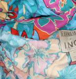 INC International Concepts x Jeannie Mai with Zip Fly Tropical Print Red Multi M