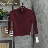 Calvin Klein 2-Piece Sweater Set with Matching Button-Down Shirt Burgundy Red 7