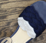 Jack Rogers Dumont Woven Rope Wedge Sandal 112241WG09 Midnight Blue 11M