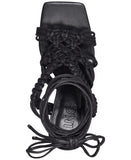 I.N.C. International Concepts Womens Brayd Square Toe Strappy Pumps Black 9.5M