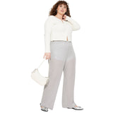 Wild Fable Womens Mid-Rise Wide Leg Holiday Sequin Pants 91904446 Gray 2XL