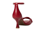 Anne Klein Womens Jessie Ankle Strap Two Piece Dress Sandals JESS04F9 Red 8.5M
