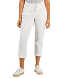 Style & Co. Curvy Cuffed Capri Jeans 100093890 Bright White 6