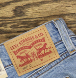 Levi's Womens 501 Curve Jeans Button Fly 94417265 Play on Ref Blue 32x30