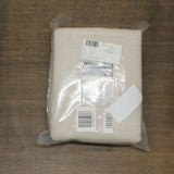 Madison Park Beals Rod Pocket Back Faux-Linen Window Panel Natural Brown 50 x 84