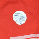 American Apparel Kids Girls Vintage Clif Bar Graphic T-Shirt Tee Red S