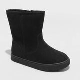 Cat & Jack Toddler Girls Pip Shearling Style Boots 88435631 Black 5T