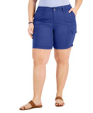 Style & Co. Cargo Shorts with Utility Pockets 54676W Dark Blue 20W