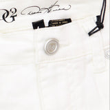 DG2 Womens Classic Stretch Denim Pedal Pusher Jean 697765 Ivory White 8P