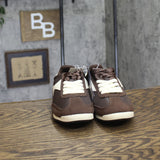 Universal Thread Skyler Jogger Sneakers Double Lace Low Top Brown Multi 6.5M