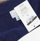 A New Day Cozy Knit Relaxed V-Neck Pullover Sweater 94331312 Navy Blue M