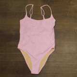 Cotton On Women's Thin-Strap Cheeky One-Piece Swimsuit 6336801-40 Pink L