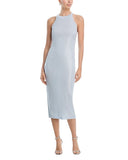 Aqua Womens Knit Sequined Bodycon Dress GMS66684 Light blue L