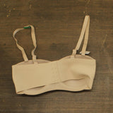 Maidenform Womens Strapless Bra with Stay-Put Tech Wireless Almond Brown L