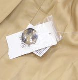 And Now This Womens One Button Blazer Jacket Sand Brown S