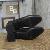 A New Day Womens Celaena Boots Mesh Block Heel 94568458 Black 8M