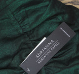 Adrianna Papell Womens Babydoll Metallic Halter Dress AD3D105594 Emerald Green 4