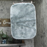 Garland Rug Nylon Washable Bath Mat Rug Set Platinum Gray 4 Piece Set