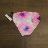 Carmen Marc Valvo Floral Escape High Waist Bikini Bottom Swim Pink Multi M