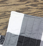 Levtex Home Merry & Bright Northern Star Quilt Set 3-Piece Black / White King