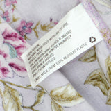 Xhilaration Women's Floral Print Sleeveless Button-Front Belted Dress Lavender S