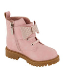 Jessica Simpson Toddler Girls Daria Bow Ankle Boots JES238T Blush Pink 7T