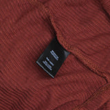 Torrid Womens Ribbed 1/4 Latch Pullover Stretch Shirt 16705955c00b1d Brown Red 4
