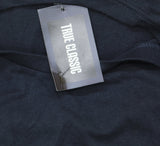 True Classic Mens Short Sleeve Classic Crewneck T-Shirt Tee Navy Blue 2XL