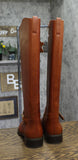 On 34th Womens Firesse Riding Boots 10019685500 Cognac Leather Brown 6.5\M