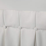 Exclusive Home Woven  Blackout Button Curtain Panel Pair Vanilla Off white 52x84