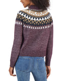 Tommy Hilfiger Women's Half-Snowflake Raglan Sweater J2XS0789
