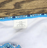 Swim Solutions Surplice Tummy-Control One-Piece Swimsuit Tile Together Blue 8