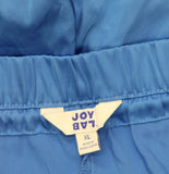 Joylab Womens Low-Rise Satin Tear Away Track Pants 94628907 Vibrant Blue XL