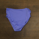Anne Cole Convertible High Waist Shirred Swim Bottom Periwinkle Blue Purple M
