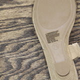 A New Day Womens Ansel Double Band Open Toe Wedge Heels 93320231 Tan Brown 7.5M