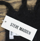 Steve Madden Womens Oversized Lofty Winter Scarf Fringe SMA-5126 Black Multi