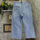 NYDJ High Rise Wide Leg Ankle Jeans A694914 Barcelona Blue 10